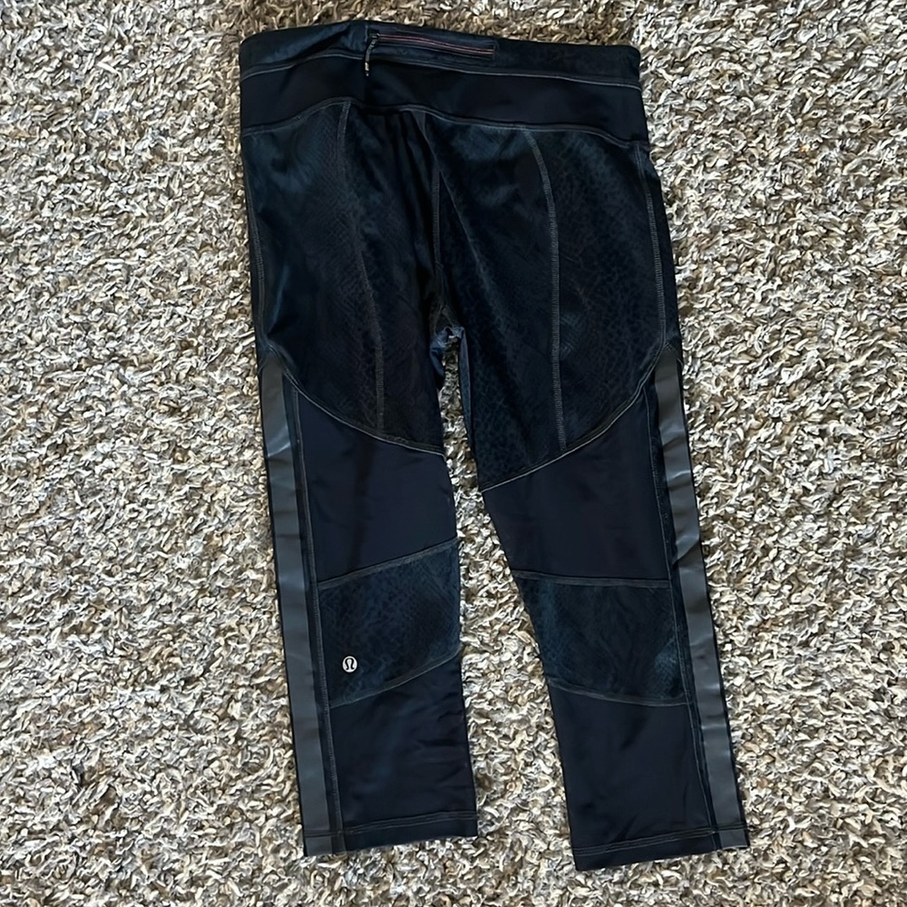 Lululemon Crop Mesh Leggings